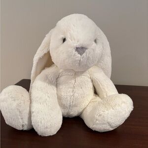 Aurora World Purely Luxe White Bunny Floppy Ears Silver nose